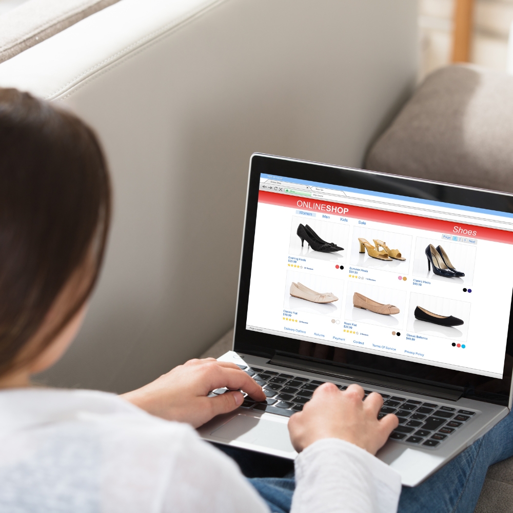 woman responding to ecommerce meta ad
